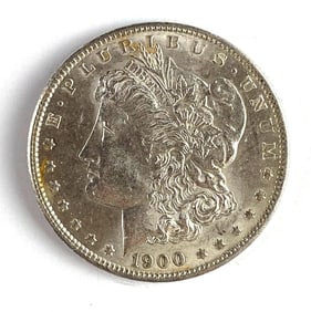 1900 US $1 Morgan Silver Dollar