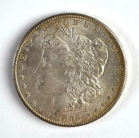 1902-O US $1 Morgan Silver Dollar