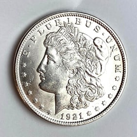 1921 US $1 Morgan Silver Dollar