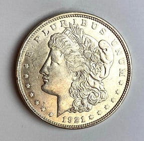 1921 US $1 Morgan Silver Dollar