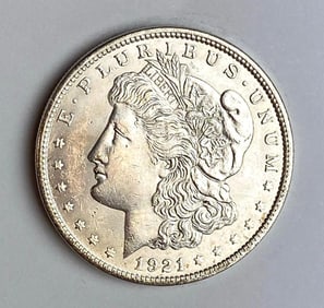 1921 US $1 Morgan Silver Dollar