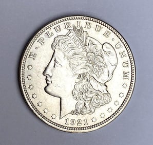 1921 US $1 Morgan Silver Dollar