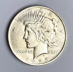 1923 US $1 Peace Silver Dollar