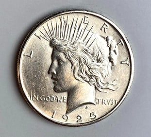 1925 US $1 Peace Silver Dollar