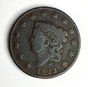 1823 US Coronet Head Large Cent
