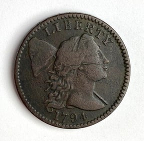 1794 US Flowing Hair Liberty Cap Large Cent
