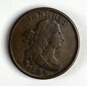 1804 US Draped Bust Half-Cent
