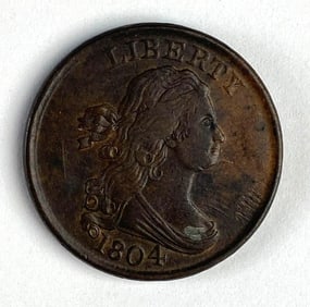1804 US Draped Bust Half-Cent