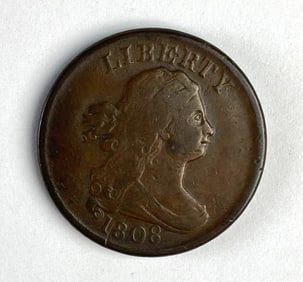 1808 US Draped Bust Half-Cent