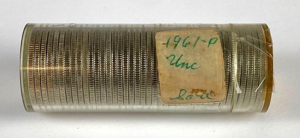 Uncirculated BU Group of 40 1961 US Washington Silver Quarters