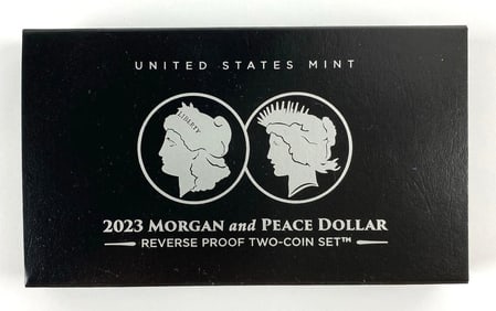2023 US Mint Morgan And Peace Dollar Reverse Proof Two-Coin Set