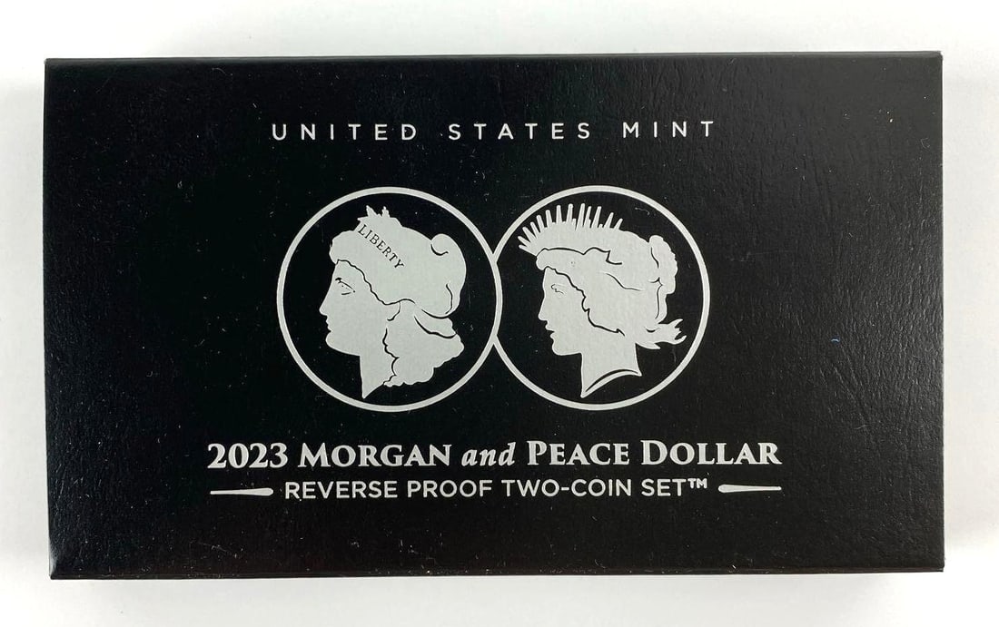 2023 US Mint Morgan And Peace Dollar Reverse Proof Two-Coin Set (1 of 4)