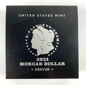 2021 US Mint Denver Morgan Silver Dollar