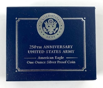 2025 US Mint 250th Anniversary United States Army American Silver Eagle 1 oz Proof Coin