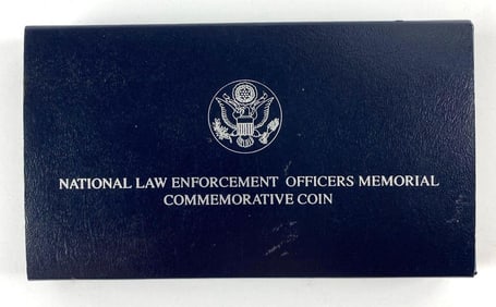 1997 US Mint National Law Enforcement Officers Memorial Commemorative Silver Proof Dollar