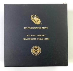 2016 US Mint Walking Liberty Half Dollar Centennial 1/2 oz Gold Coin