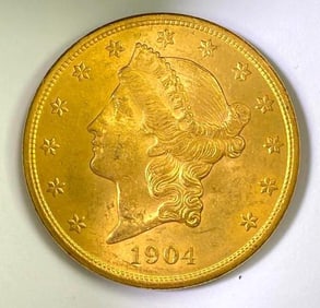 1904 $20 Liberty Gold Head Coin