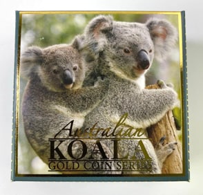 2012 Australia $5 Australian Koala 1/25 oz .999 Gold Coin
