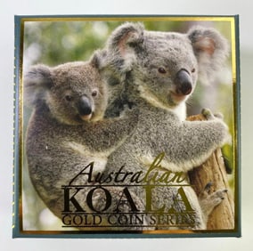 2012 Australia $5 Australian Koala 1/25 oz .999 Gold Coin