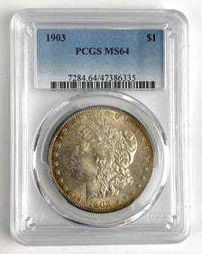 1903 PCGS Graded MS 64 US Morgan Silver Dollar