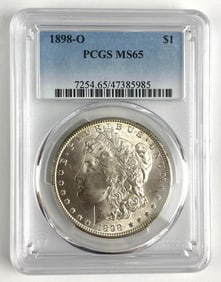 1898-O PCGS Graded MS 65 US Morgan Silver Dollar