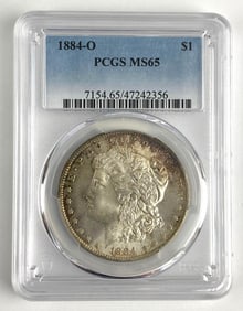 1884-O PCGS Graded MS 65 US Morgan Silver Dollar