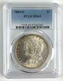 1884-O PCGS Graded MS 65 US Morgan Silver Dollar