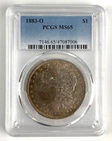 1883 O PCGS Graded MS 65 US Morgan Silver Dollar