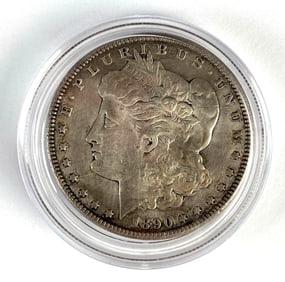 1890-CC US $1 Morgan Silver Dollar
