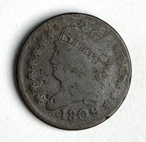 1809 US Classic Head Half Cent