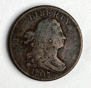 1807 US Draped Bust Half Cent