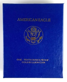 1998 US $5 American Eagle 1/10oz Fine Gold Proof Coin