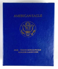 1999-W US $5 American Eagle 1/10oz Fine Gold Proof Coin