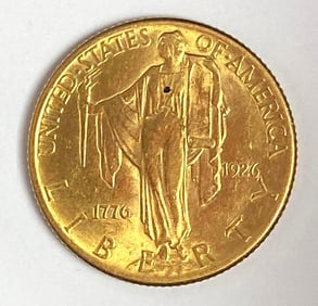 1926 US $2.50 Americas Sesquicentennial Gold Coin