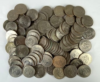 Group of 98 US $1 Eisenhower Dollars
