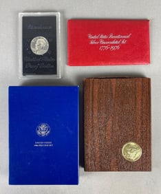 Group of 4 US Proof Coins/Sets