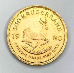 1981 South Africa 1/10 oz Gold Krugerrand