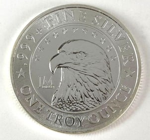 JM Bullion Eagle 1 oz .999 Fine Silver Round