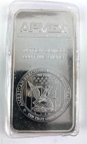 APEX Eagle 10 oz .999 Fine Silver Ingot/ Bar