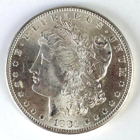 1881-S US Morgan Silver Dollar
