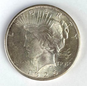 1925 US Peace Silver Dollar