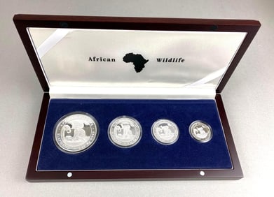 2024 Somali Republic Elephant African Wildlife .999 Silver Prestige Set