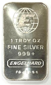 Engelhard 1 oz .999 Fine Silver Bar