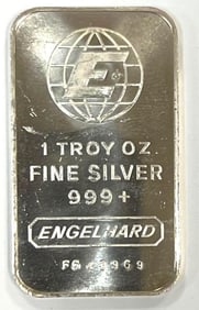 Engelhard 1 oz .999 Fine Silver Bar