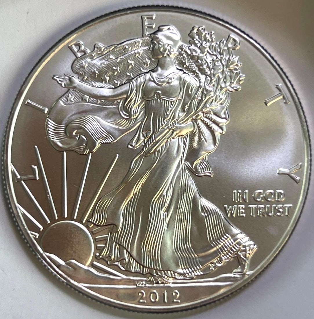 2012 US Mint American Silver Eagle .999 Fine (1 of 2)