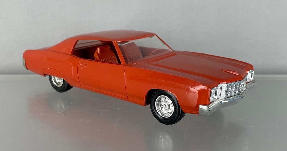 1972 Chevy Monte Carlo Orange Dealership Promo Car