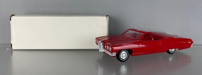 1970 Pontiac Bonneville Convertible Cardinal Red Dealership Promo Car