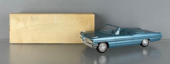 1962 Pontiac Bonneville Convertible Yorktown Blue Dealership Promo Car