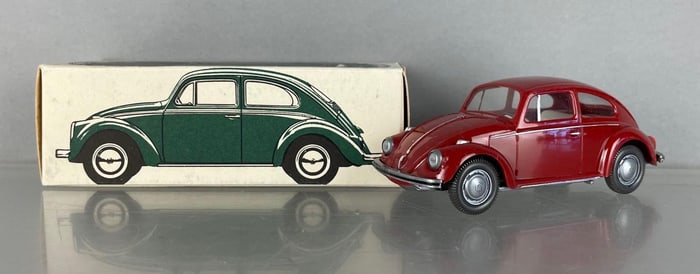 1968 Volkswagen Beetle Sedan Red Dealership Promo  Car