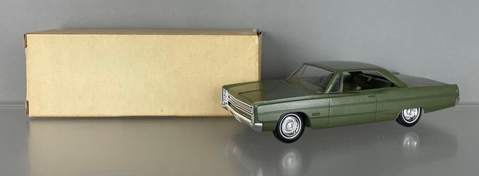1968 Plymouth Fury Avocado Green Dealership Promo Car